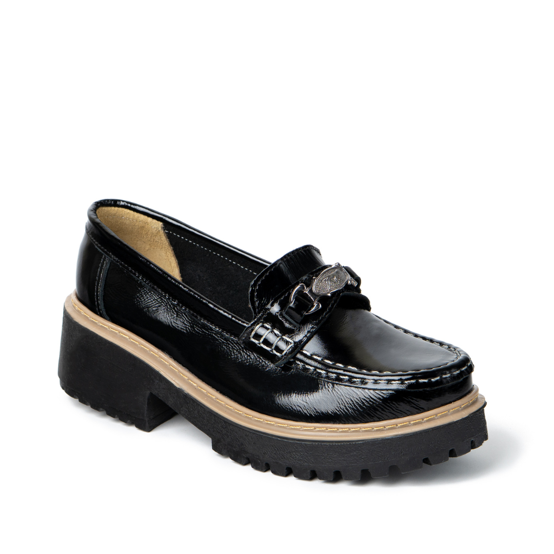Mocasín Charol Negro