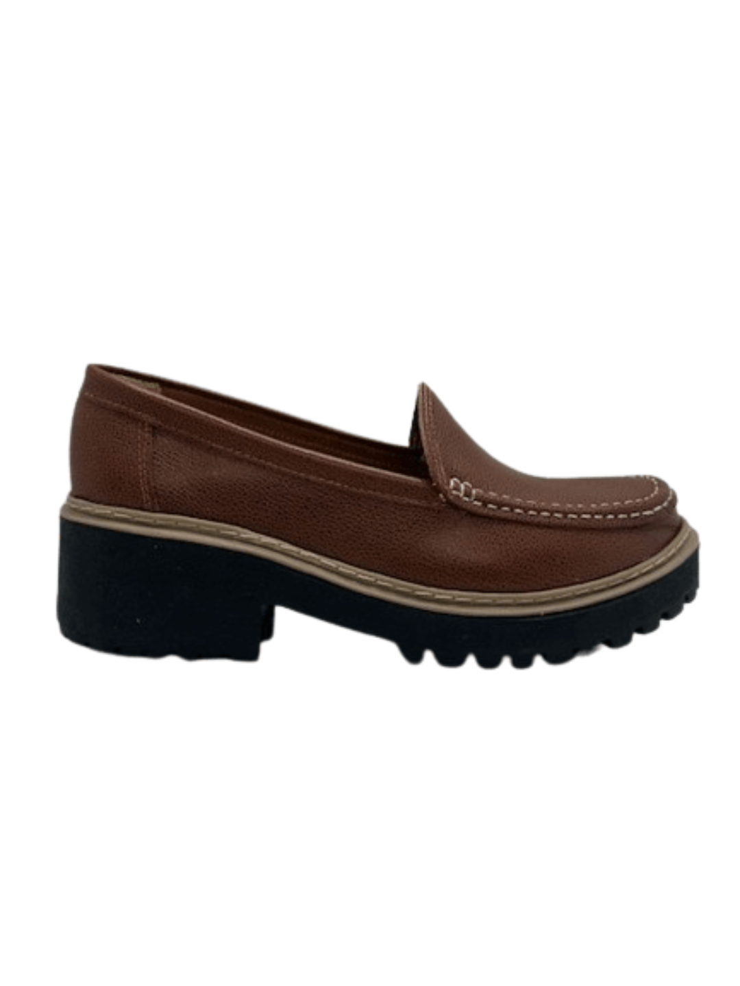 MOCASIN CUERO TOSTADO
