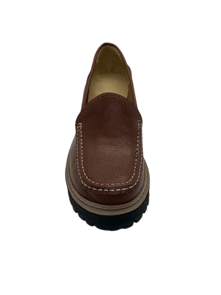 MOCASIN CUERO TOSTADO