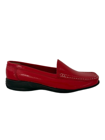 MOCASIN CUERO RICHIATO ROJO ART 066