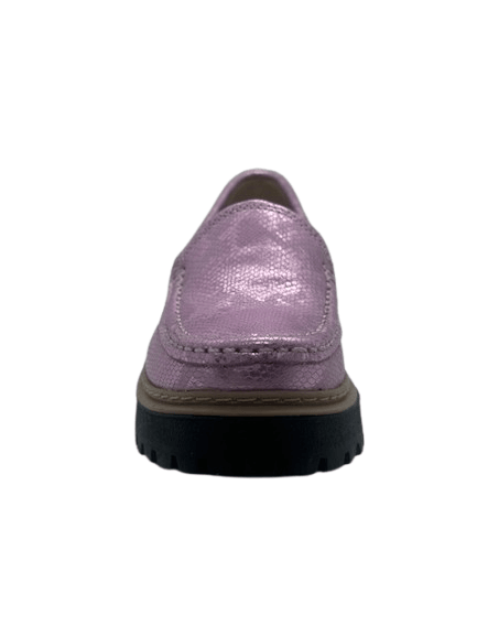 Mocasín Cuero Rosa