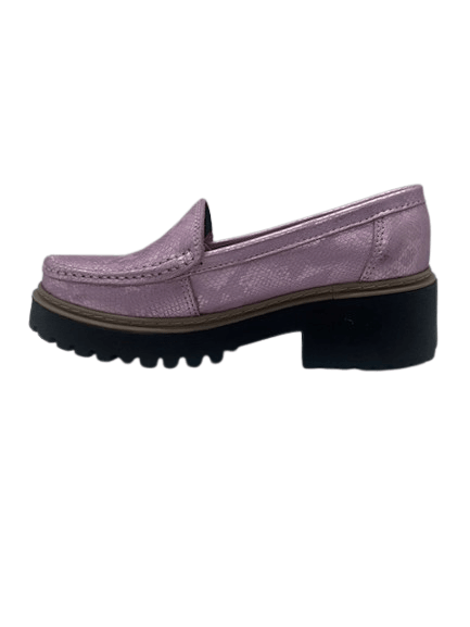 Mocasín Cuero Rosa
