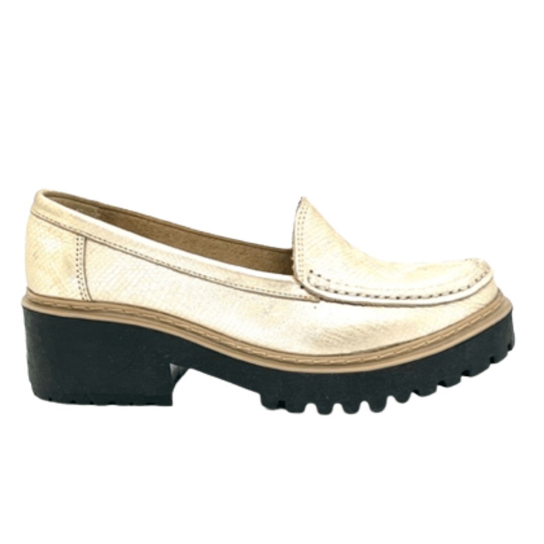 MOCASIN CUERO DORADO ART 063