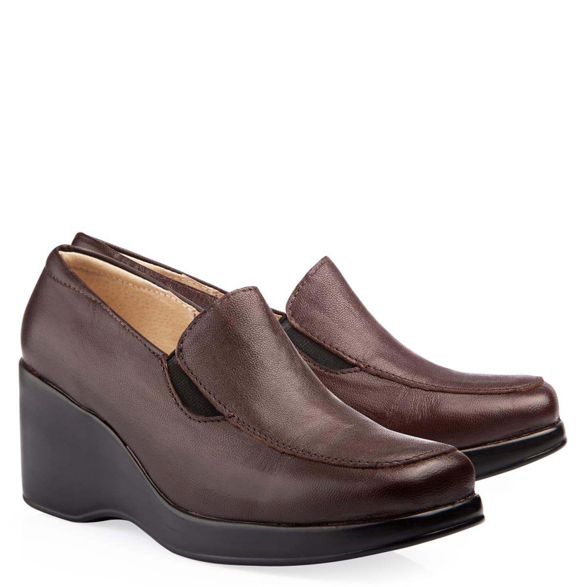 MOCASIN PLATAFORMA CAFE ART 050 - Mocasines