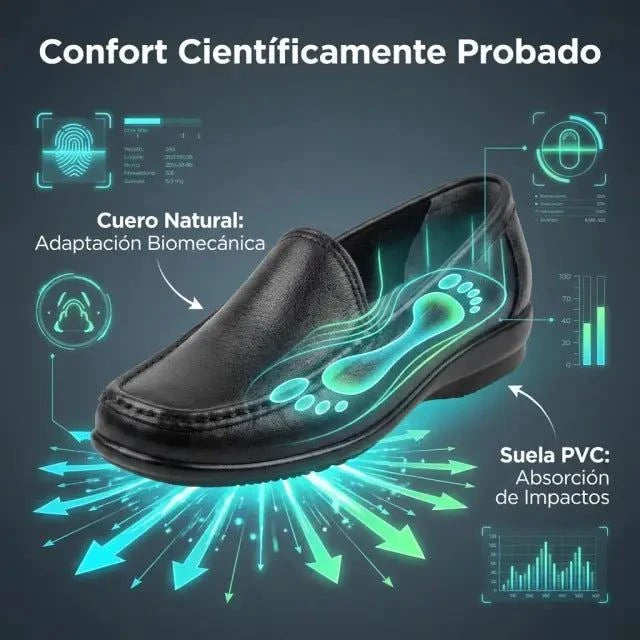 MOCASIN CUERO NEGRO ART 062