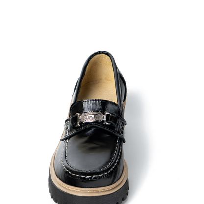 Mocasín Charol Negro
