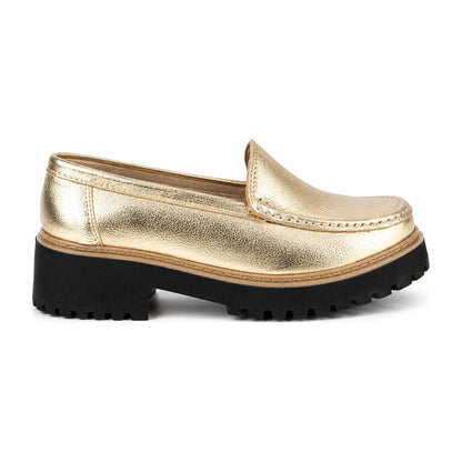 Mocasin Cuero Dorado Art 063