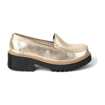 Mocasin Cuero Dorado Art 063