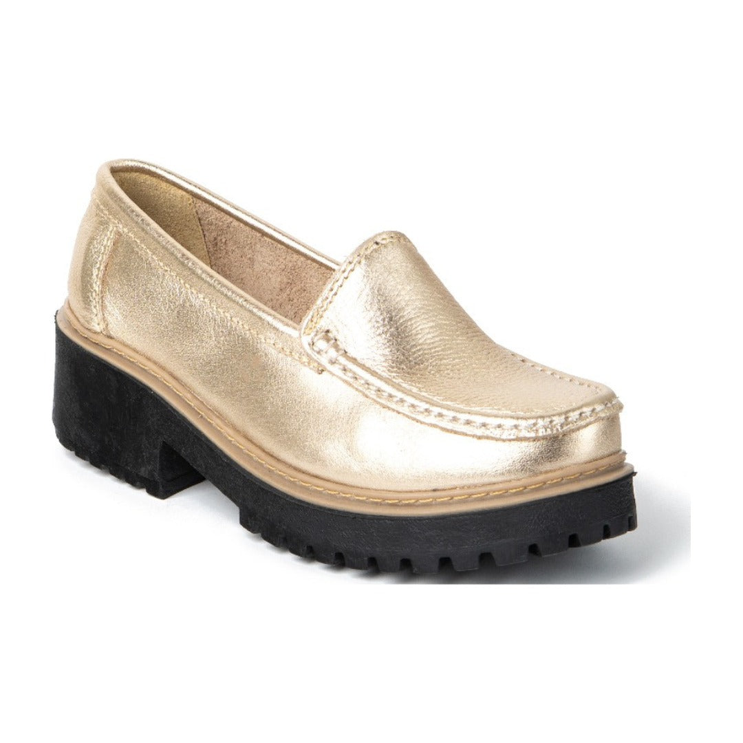 Mocasin Cuero Dorado Art 063