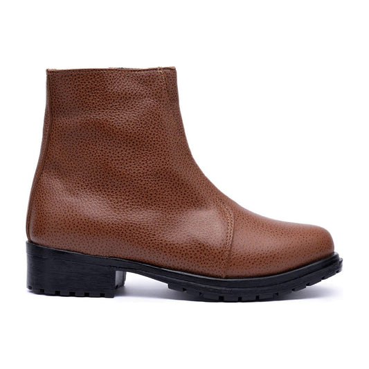 Botin Cuero Tostado Art 019