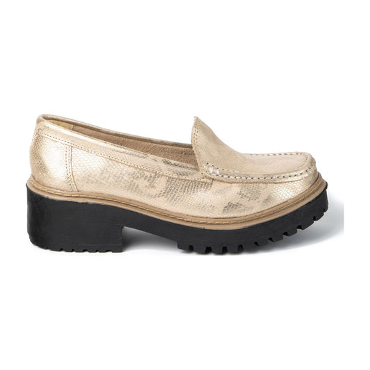 Mocasin Cuero Bronce Art 063