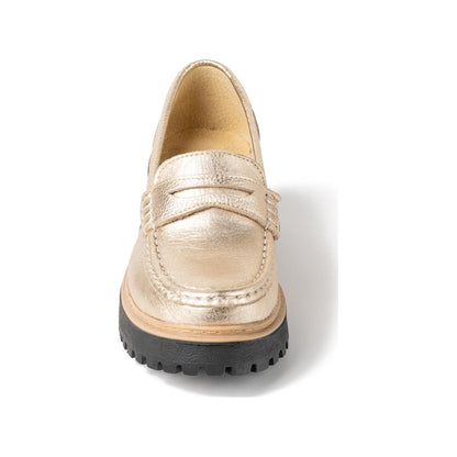Mocasin Cuero Dorado Art 074