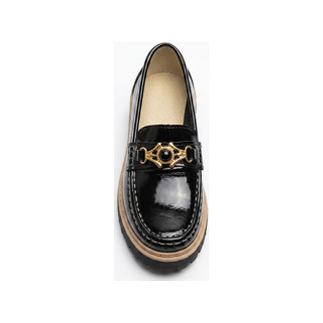 Mocasin Charol Negro Art 076