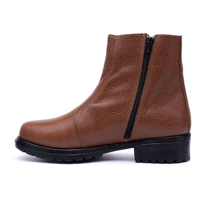 BOTIN CUERO TOSTADO ART 019