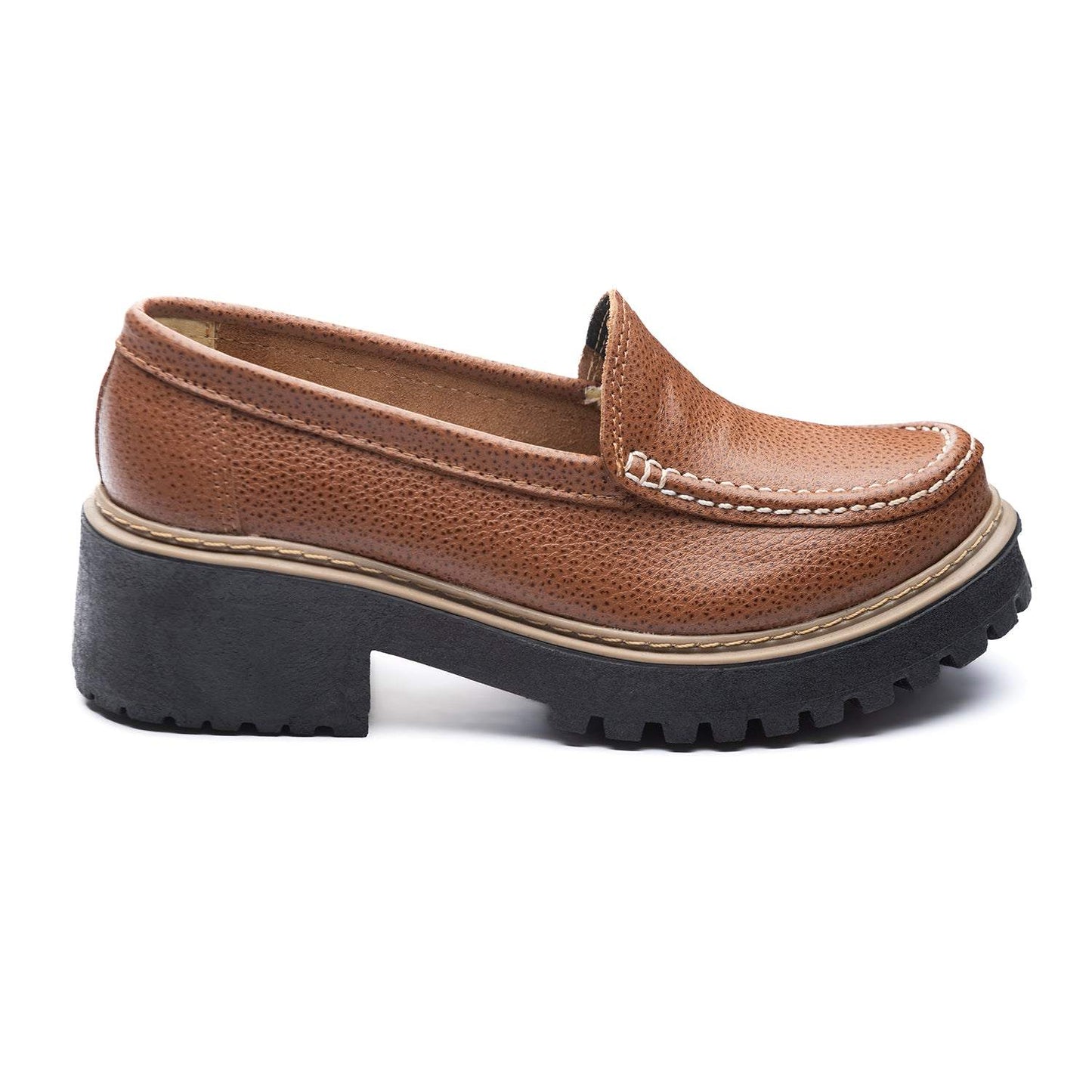 MOCASIN CUERO TOSTADO ART 063