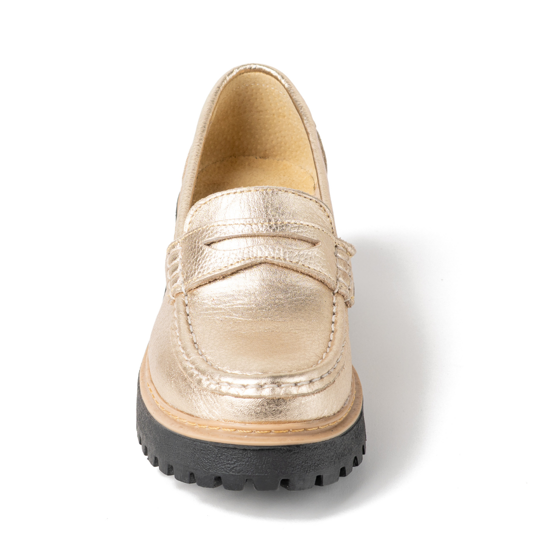 MOCASIN CUERO DORADO ART 074