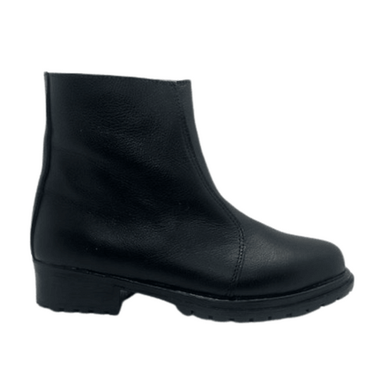 BOTIN CUERO NEGRO ART 019